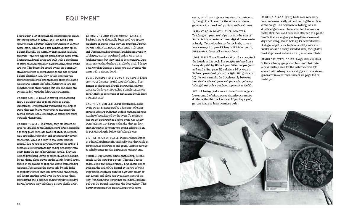 Books Bread on the Table