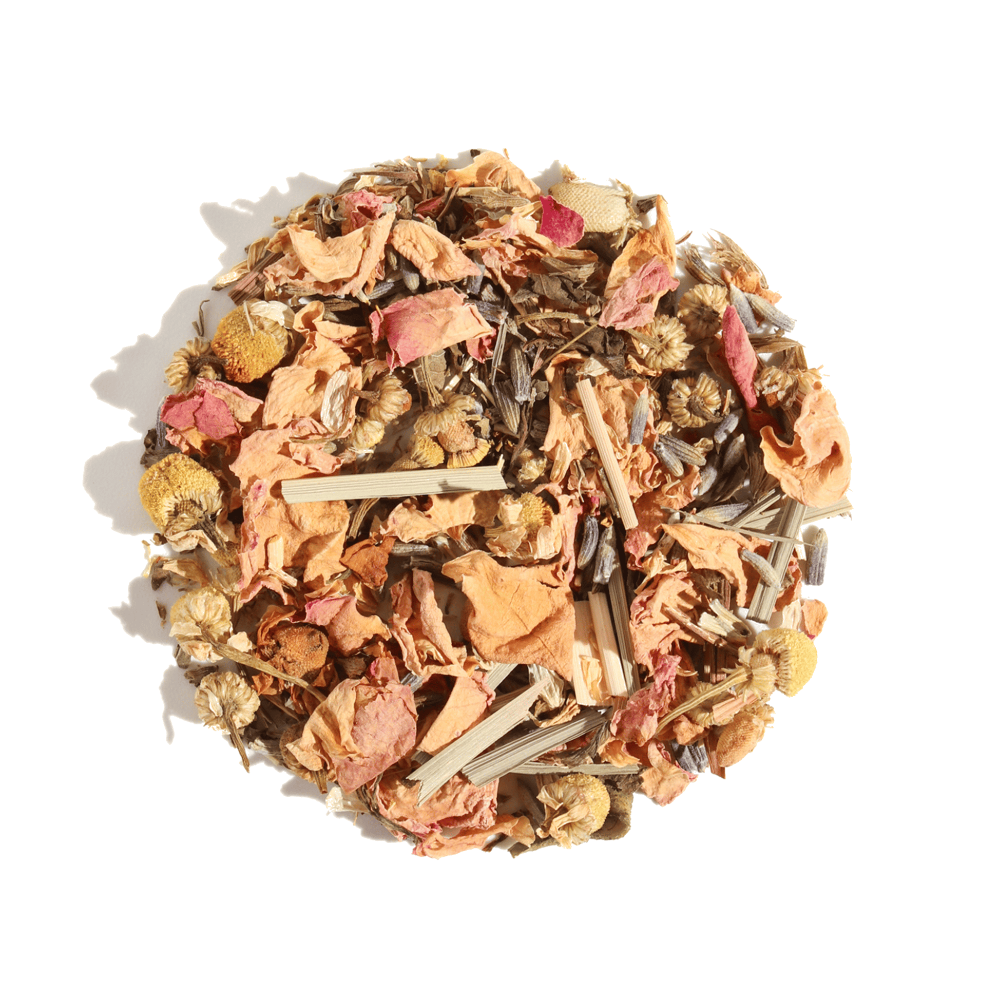 Food Calm Chamomile Bloom Lavender Rose Herbal Loose Leaf Tea