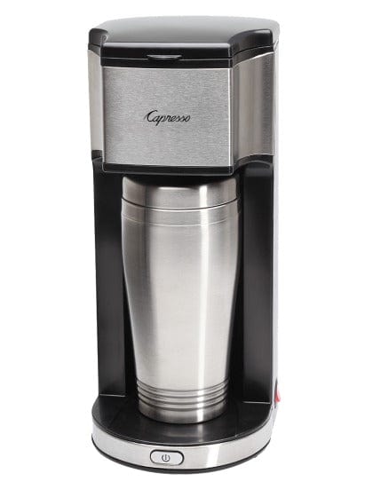 Electrical Appliances Capresso On-the-Go Personal Coffee Maker with Stainless Steel Insulated Travel Mug