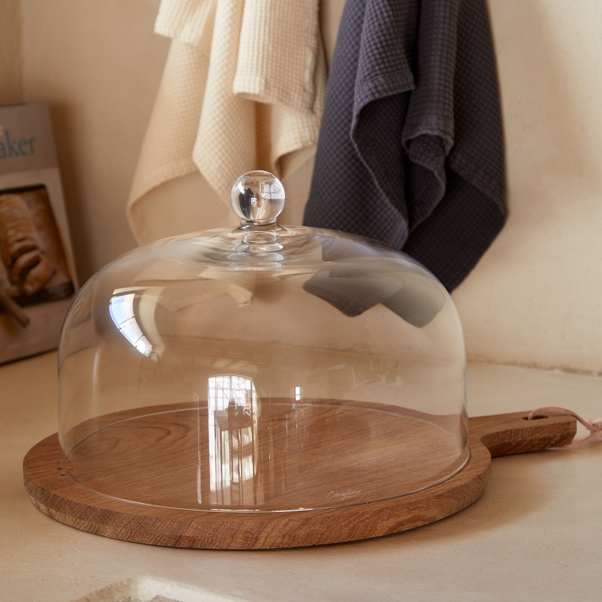 Table & Counter Accessories Casafina Arcade Large Glass Dome 12"