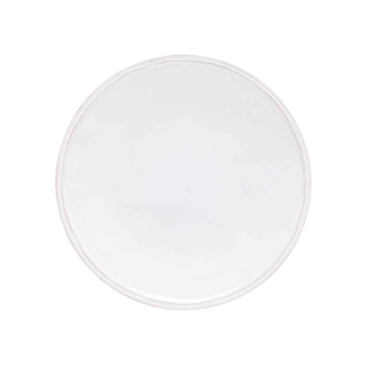 Tabletop Casafina Fontana Stoneware Dinner Plate - 11.25", White