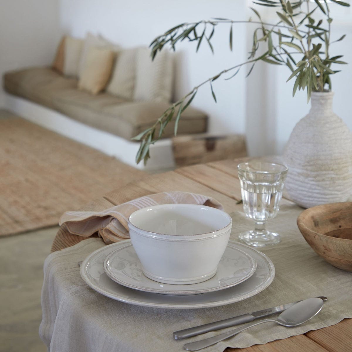 Tabletop Casafina Fontana Stoneware Soup/Cereal Bowl - 6", White