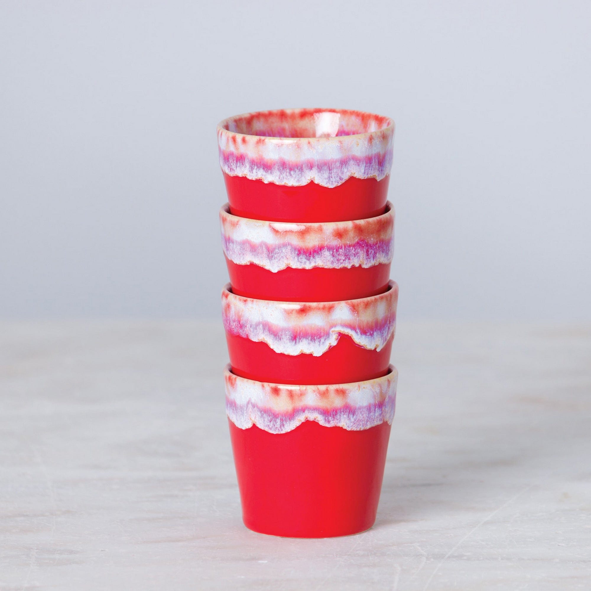 Coffee & Tea Casafina Grepresso Handmade Fine Stoneware Espresso Cup - Red