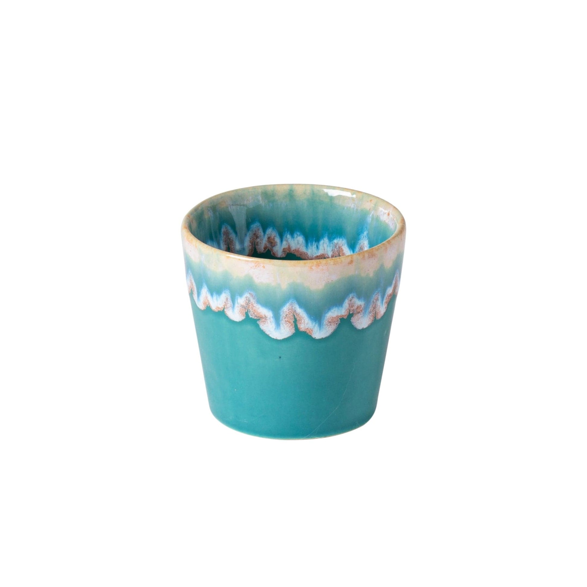 Coffee & Tea Casafina Grepresso Handmade Fine Stoneware Espresso Cup - Turquoise