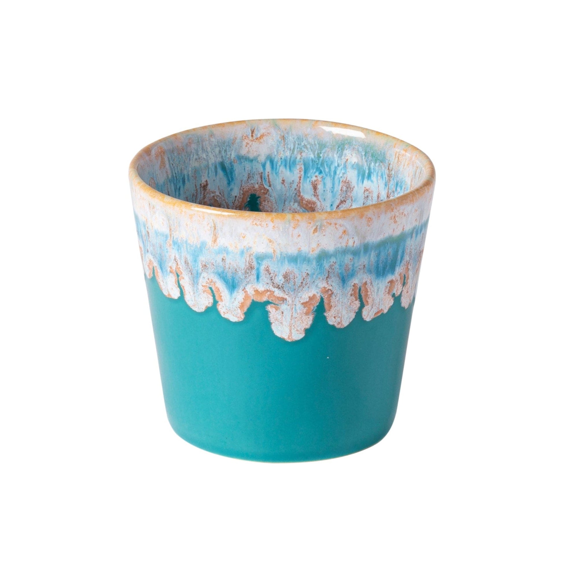 Coffee & Tea Casafina Grepresso Handmade Fine Stoneware Lungo Cup - Turquoise