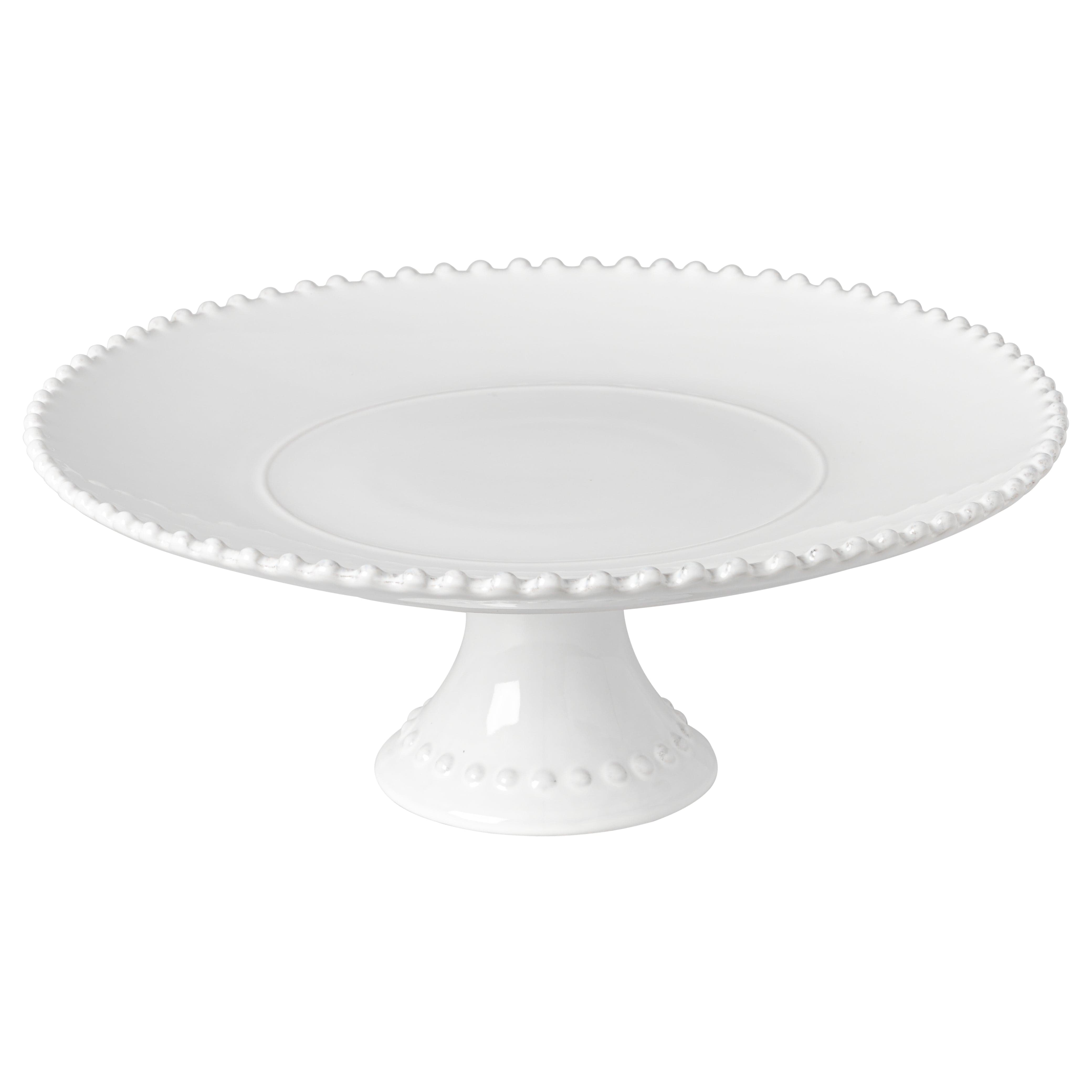 Table & Counter Accessories Casafina Pearl 13" Footed Ceramic Cake Stand