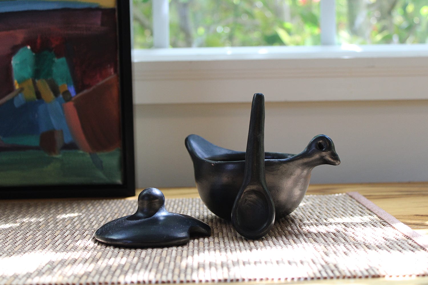 Chamba Cookware Chamba Hen Salsa Dish w/ Spoon