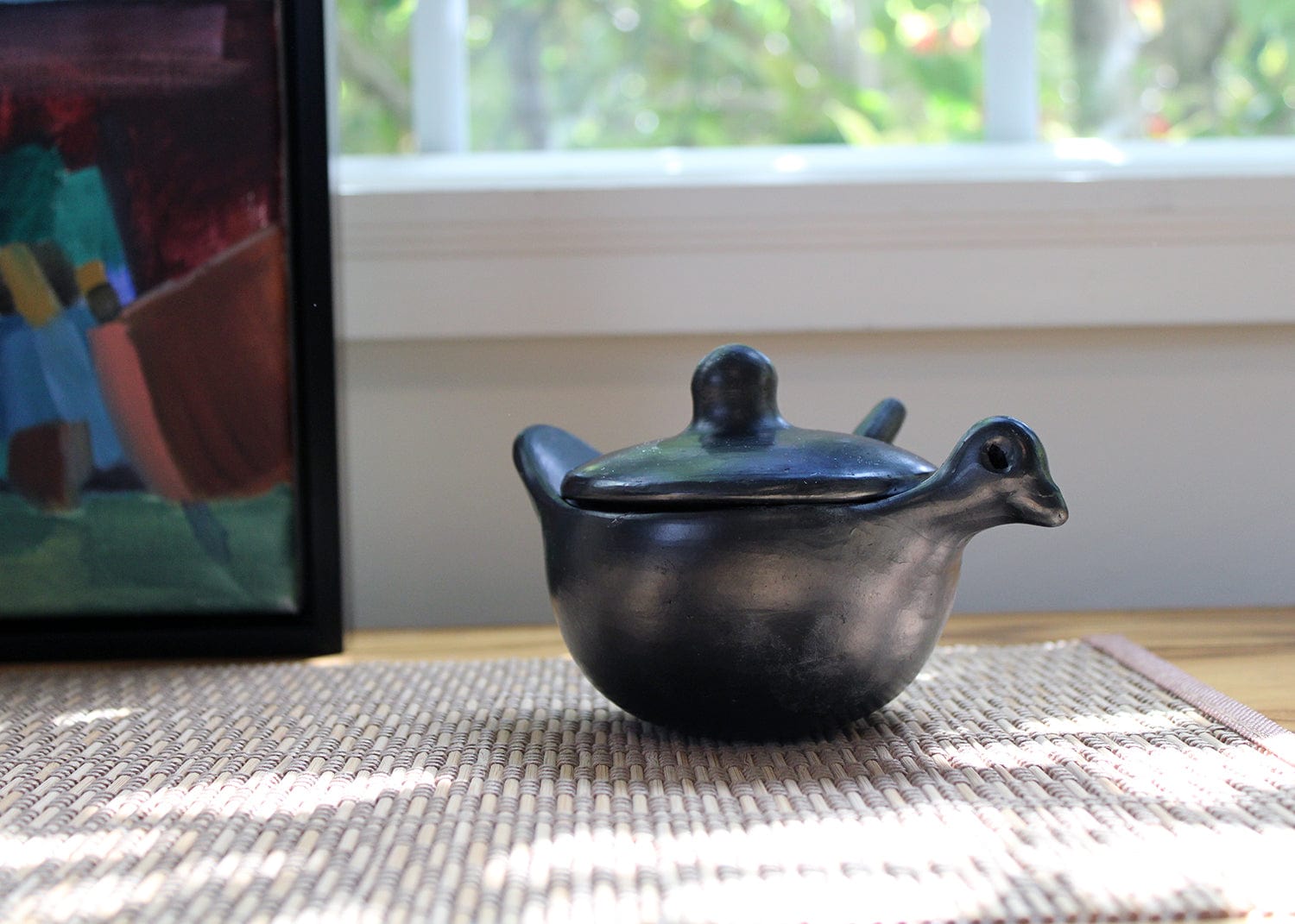 Chamba Cookware Chamba Hen Salsa Dish w/ Spoon