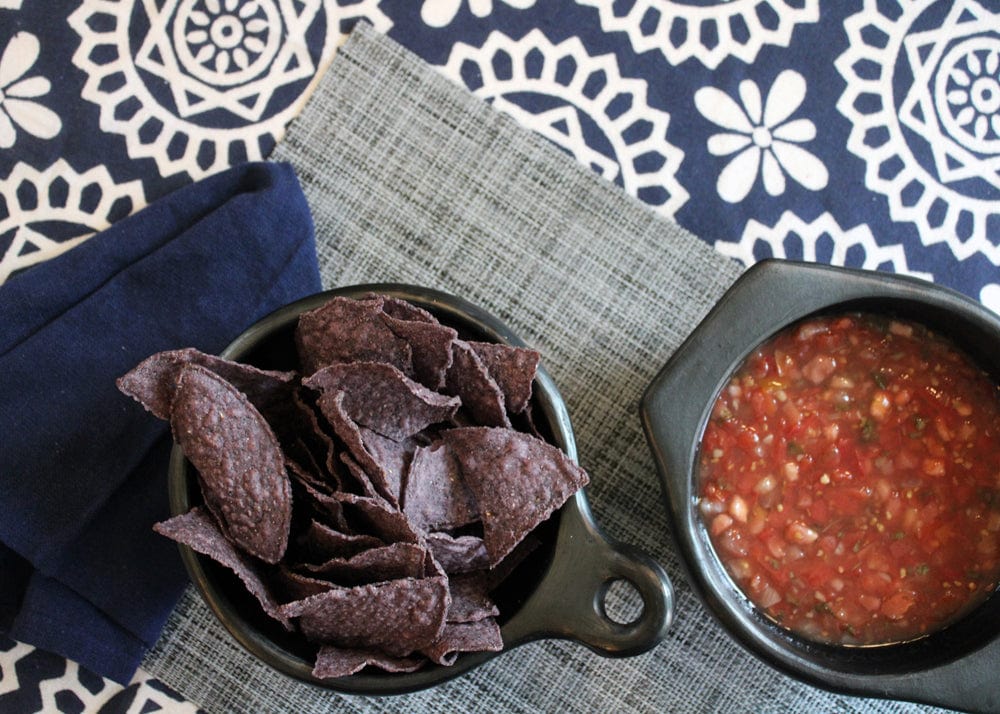 Chamba Cookware Authentic Chamba Bowl w/ One Handle - Elegant, All-Natural Black Clay Dish for Soups, Salads and Serving - Handmade in Colombia