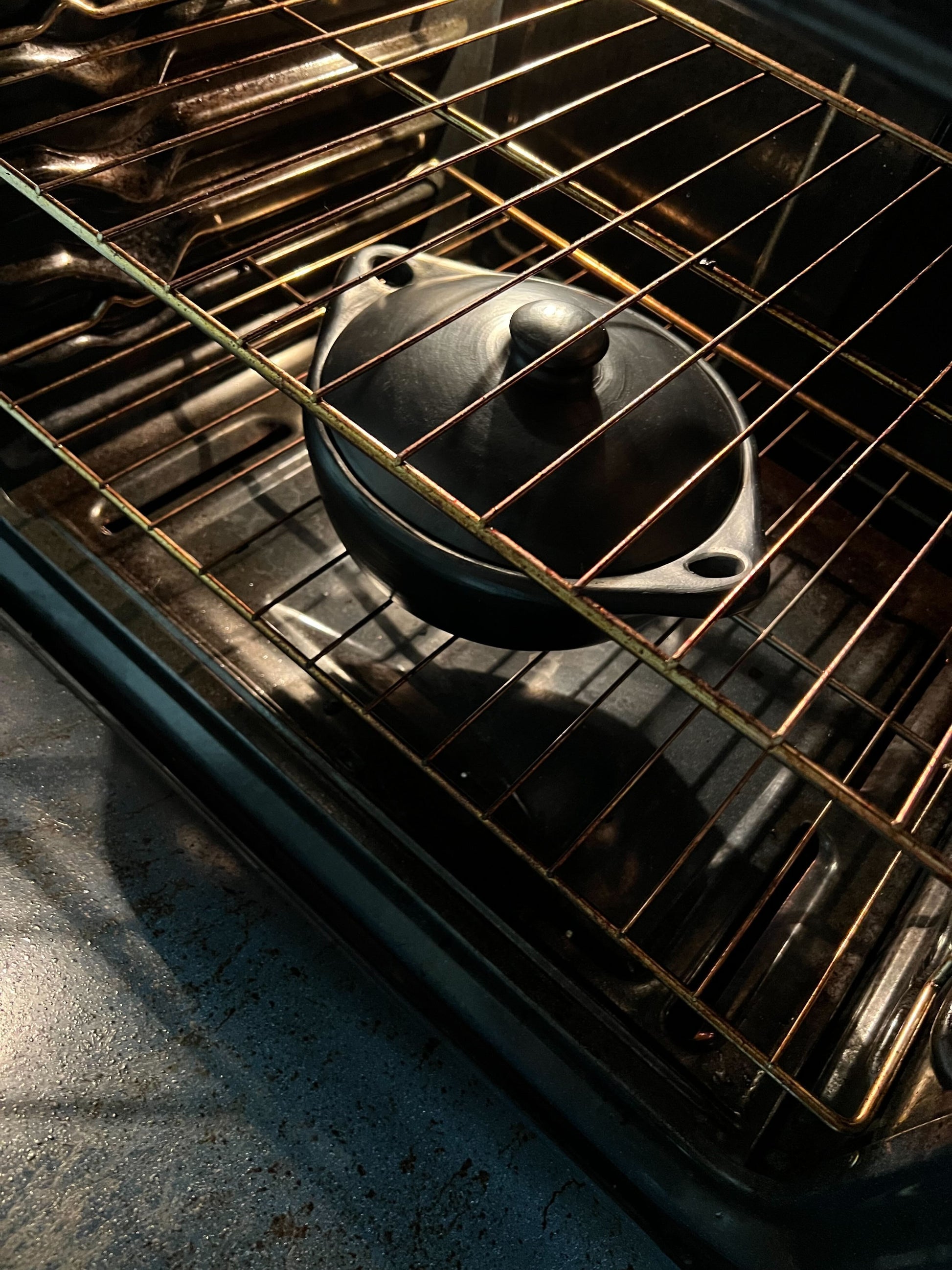 Chamba Cookware Authentic Chamba Casserole - Elegant, All-Natural Black Clay Casserole for Braising, Baking and Serving Paella, Stews and More- Stovetop & Oven Safe – Handmade in Colombia