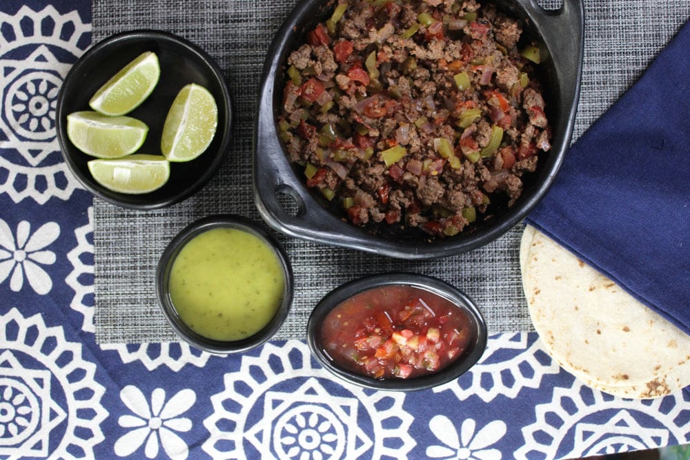 Chamba Cookware Authentic Chamba Salt Dish, Small All-Natural Black Clay Plate for Salsa, Condiments and More - Handmade in Colombia