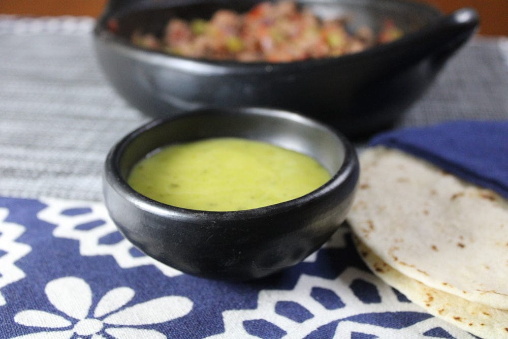 Chamba Cookware Authentic Chamba Salt Dish, Small All-Natural Black Clay Plate for Salsa, Condiments and More - Handmade in Colombia