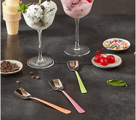 Cutlery Color Ice Cream Spoons