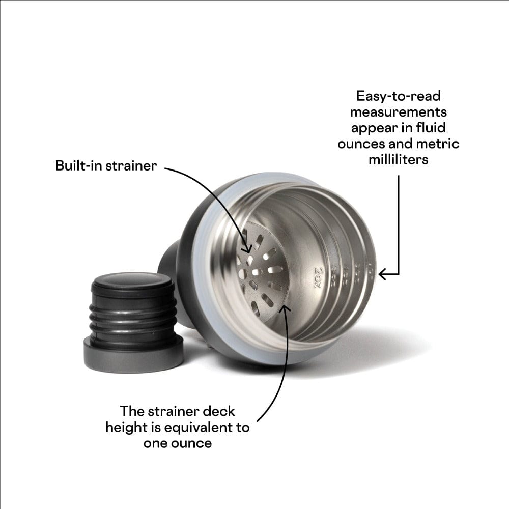 Barware Corkcicle Cocktail Shaker 17oz, Ceramic Slate