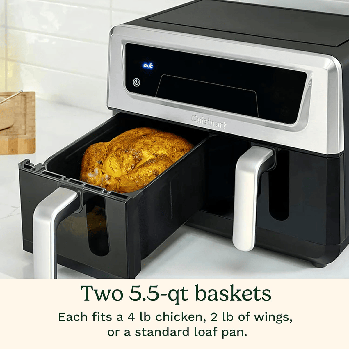 Electrical Appliances Cuisinart 11-Quart Dual Basket Air Fryer with Viewing Window
