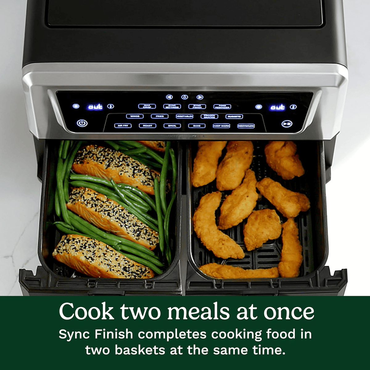 Electrical Appliances Cuisinart 11-Quart Dual Basket Air Fryer with Viewing Window