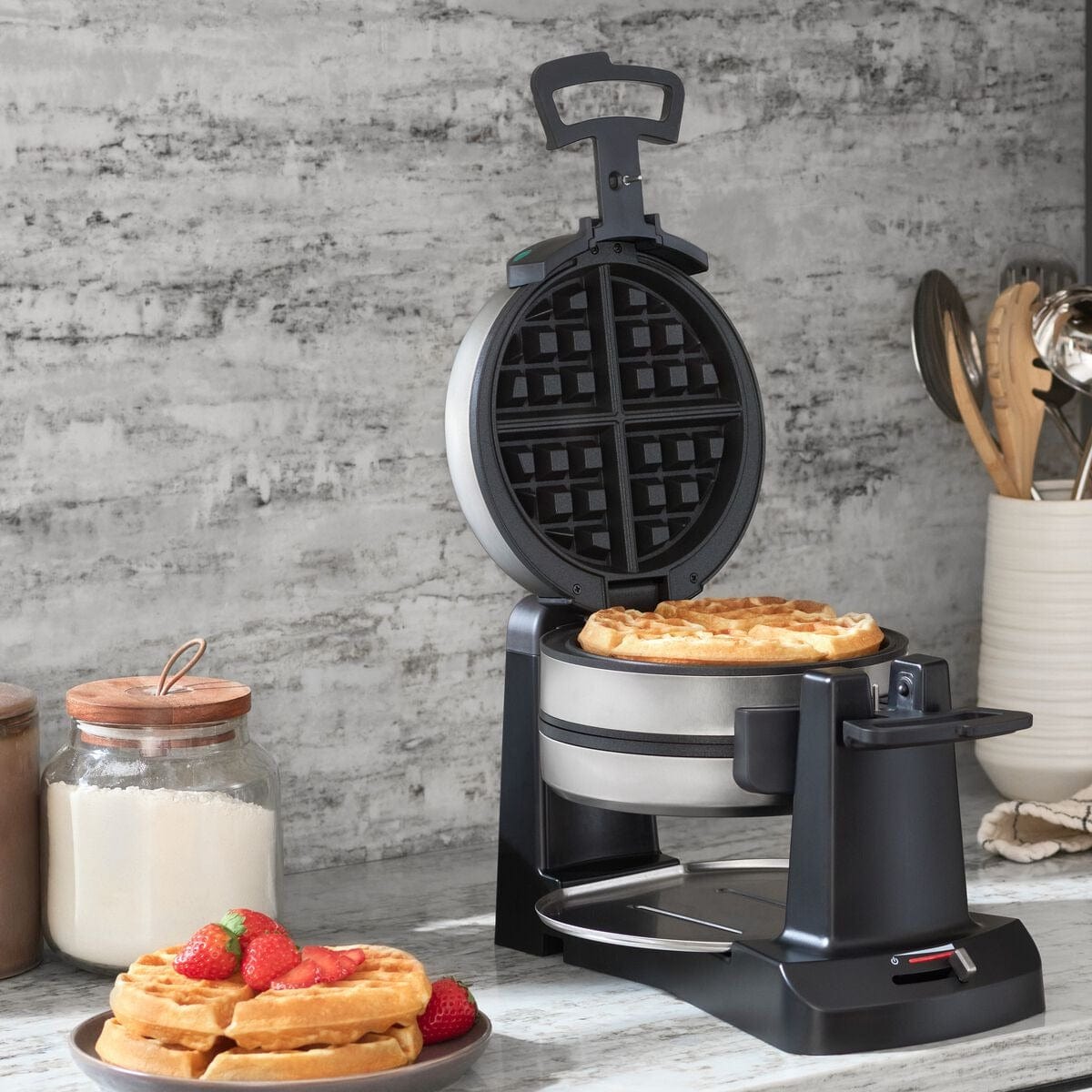 Electrical Appliances Cuisinart Double Flip Belgian Waffle Maker