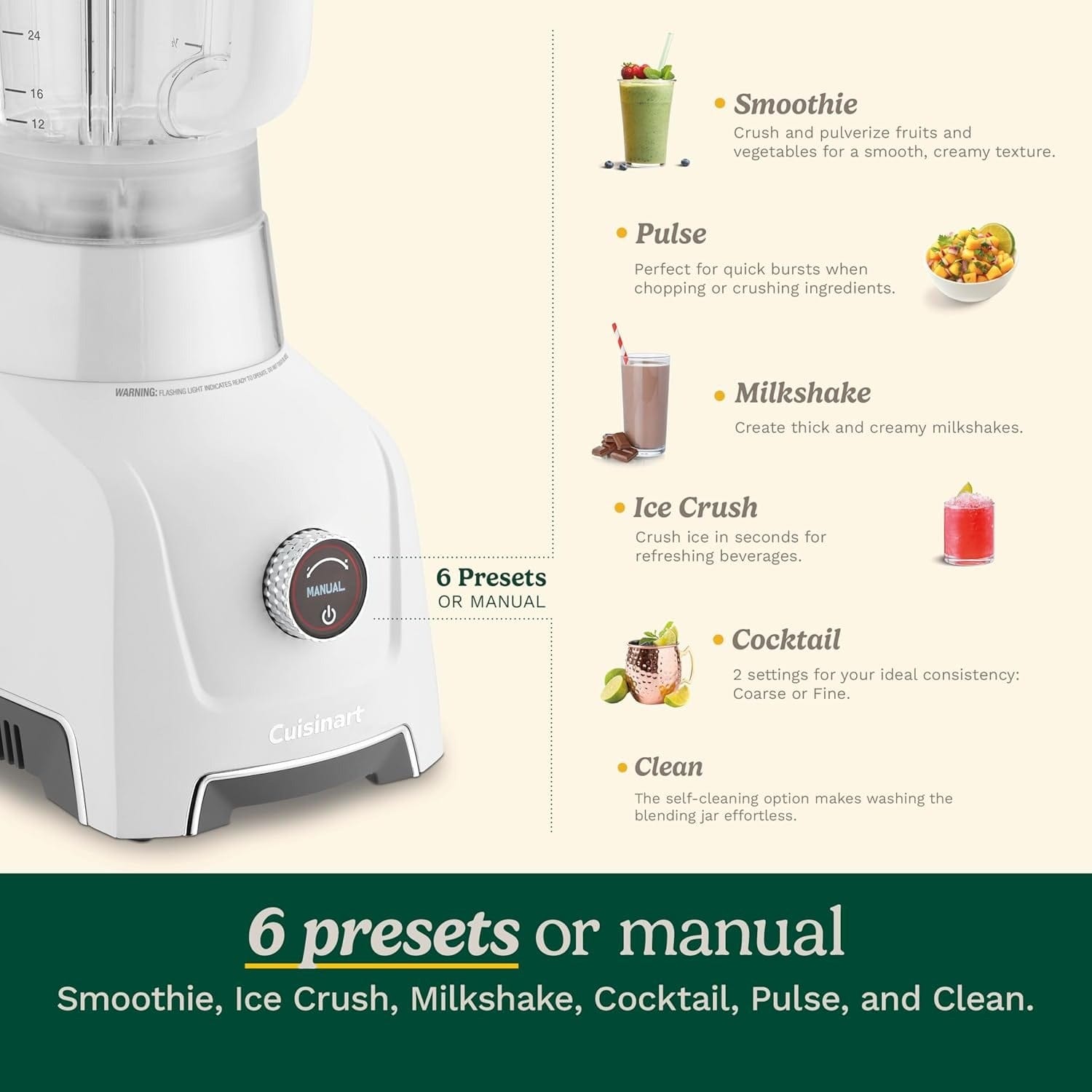 Cuisinart Hurricane Glass Jar Blender, 48 oz. – MyToque