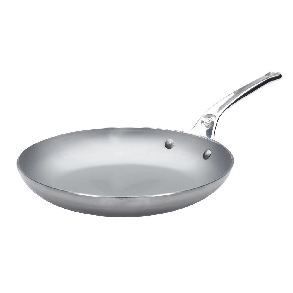 Cookware de Buyer Mineral B Pro Carbon Steel Omelette Pan with Oven Safe Handle - 9.5", 11"