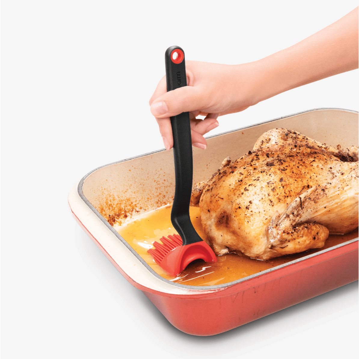 Tools & Accessories Dreamfarm Brizzle Silicone Baste, Scoop, & Drizzle Brush, Red