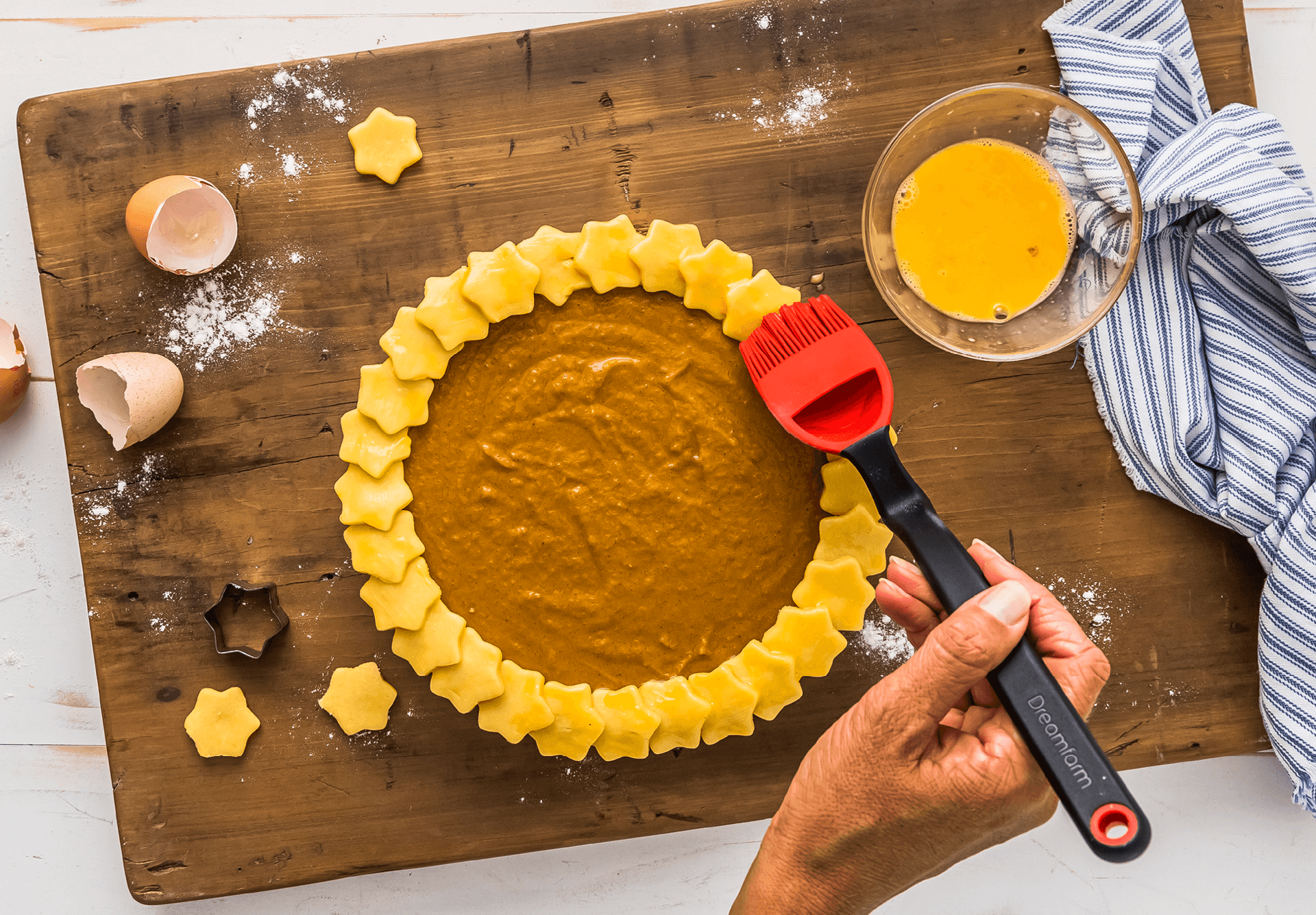 Tools & Accessories Dreamfarm Brizzle Silicone Baste, Scoop, & Drizzle Brush, Red