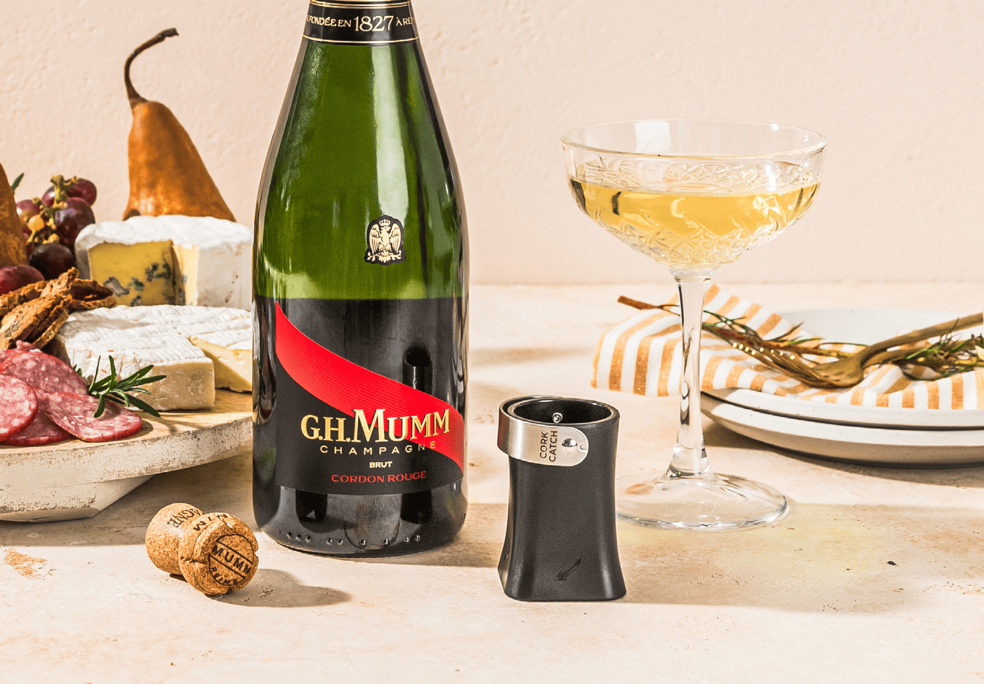 Tools & Accessories Dreamfarm Champop Easy Champagne Bottle Opener - Black