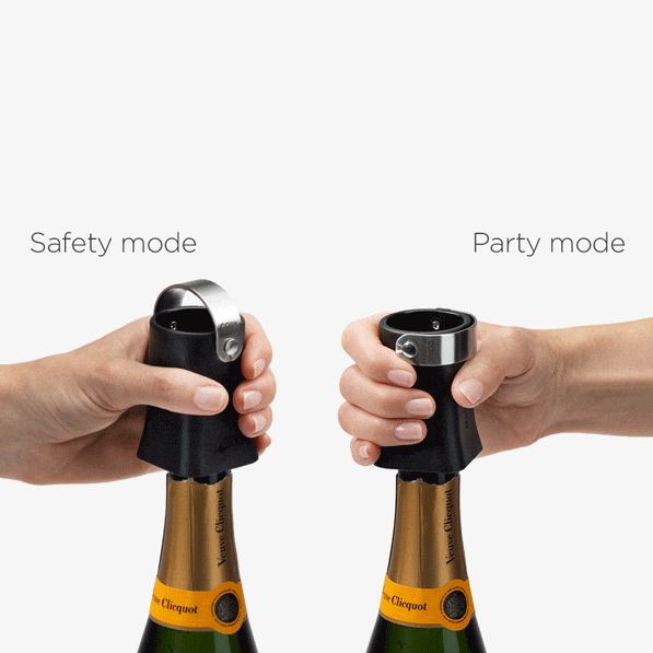 Tools & Accessories Dreamfarm Champop Easy Champagne Bottle Opener - Black