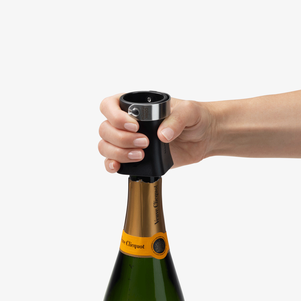 Tools & Accessories Dreamfarm Champop Easy Champagne Bottle Opener - Black