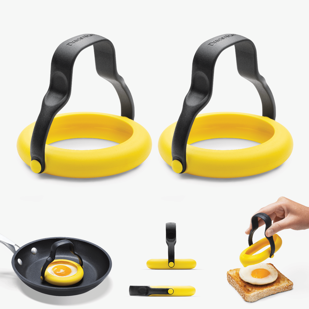 Tools & Accessories Dreamfarm Flegg Flip/Serve Egg Rings, Set of Two