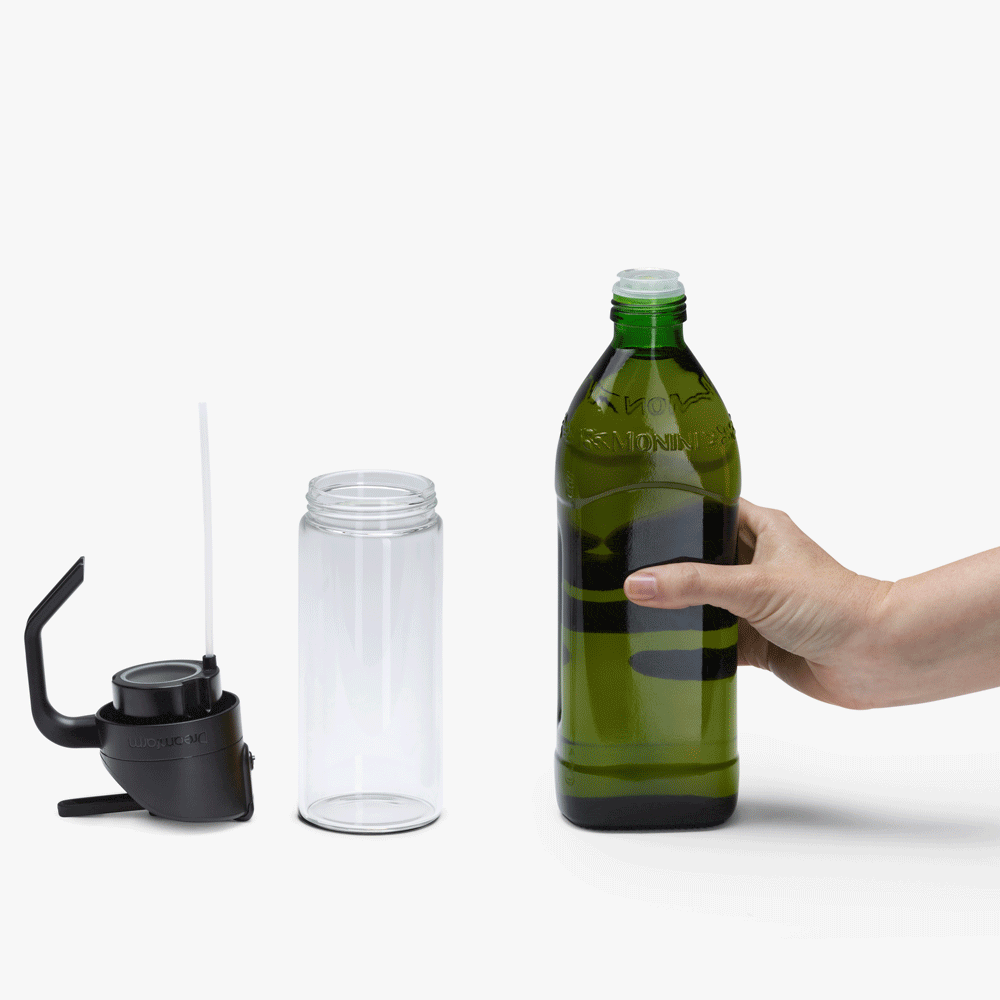 Tools & Accessories Dreamfarm Oileroo Olive Oil Dispenser & Mister, Black