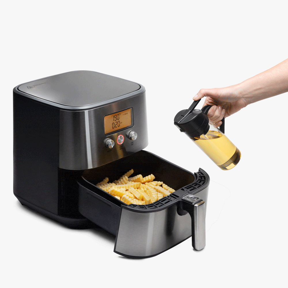 Tools & Accessories Dreamfarm Oileroo Olive Oil Dispenser & Mister, Black