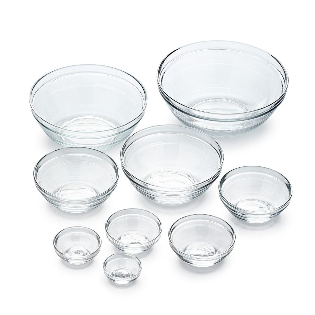 Table & Counter Accessories Duralex Le Gigogne® Stackable & Durable Tempered Glass Bowls - Made in France - Various Sizes