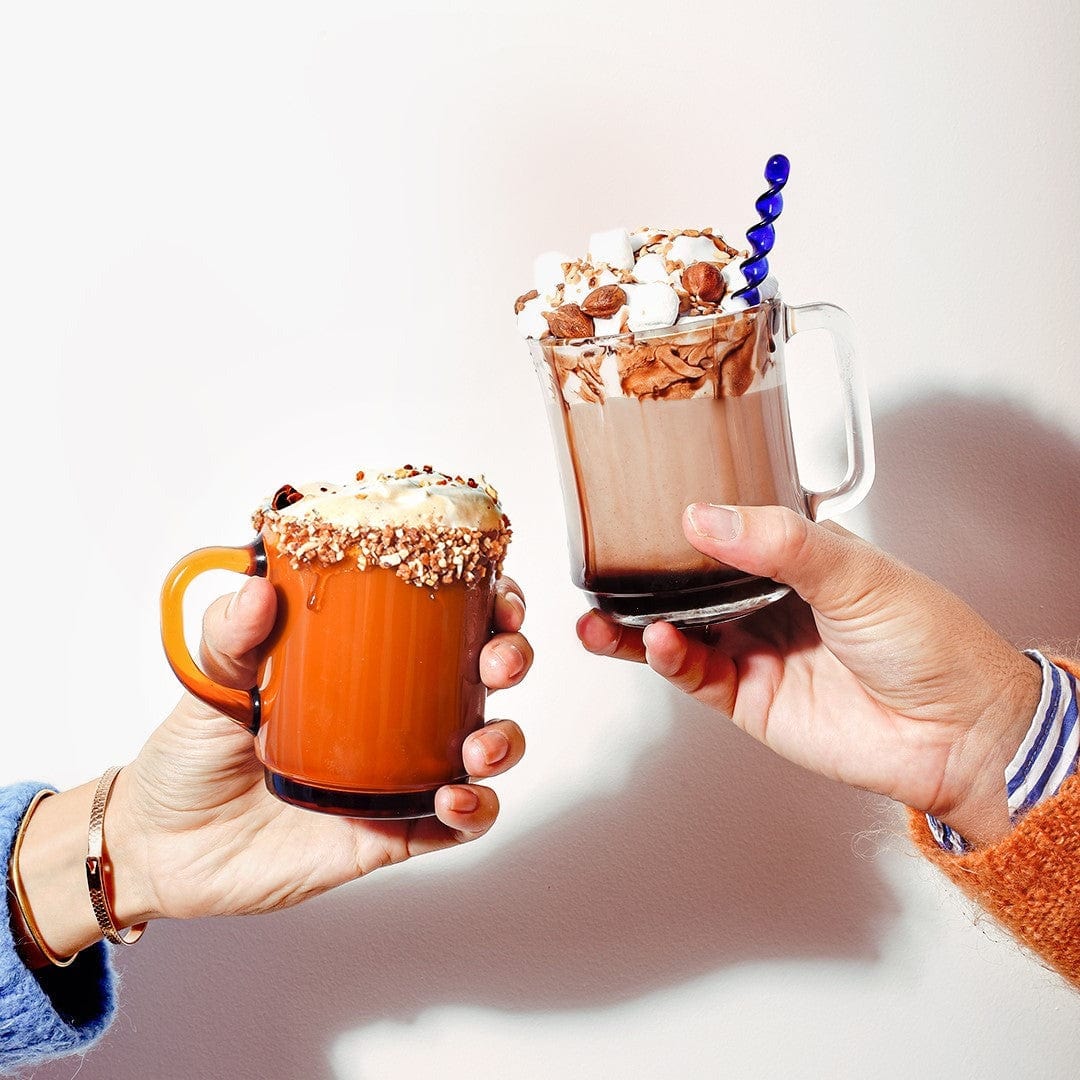 Glassware Duralex Versailles Stackable Glass Mug, Blush - 8 3/4oz.