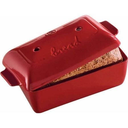 Bakeware Emile Henry Bread Loaf Baker, Burgundy