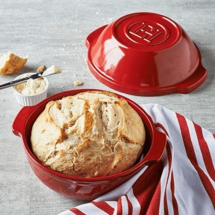 Bakeware Emile Henry Bread & Potato Pot, Burgundy