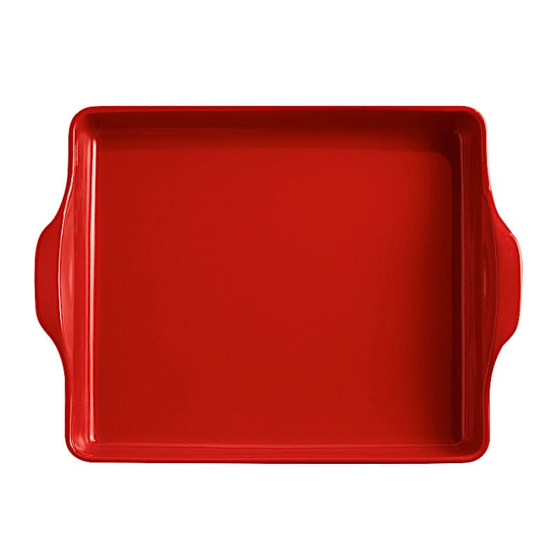 Bakeware Emile Henry - Detroit Pizza & Focaccia Bread Baker - Burgundy