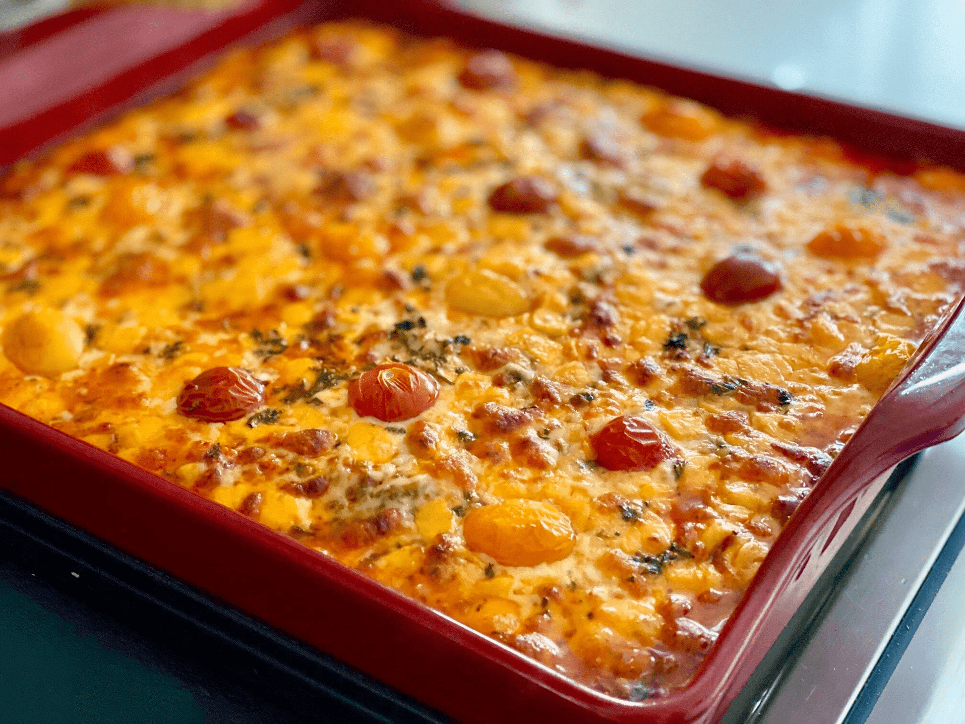 Bakeware Emile Henry - Detroit Pizza & Focaccia Bread Baker - Burgundy