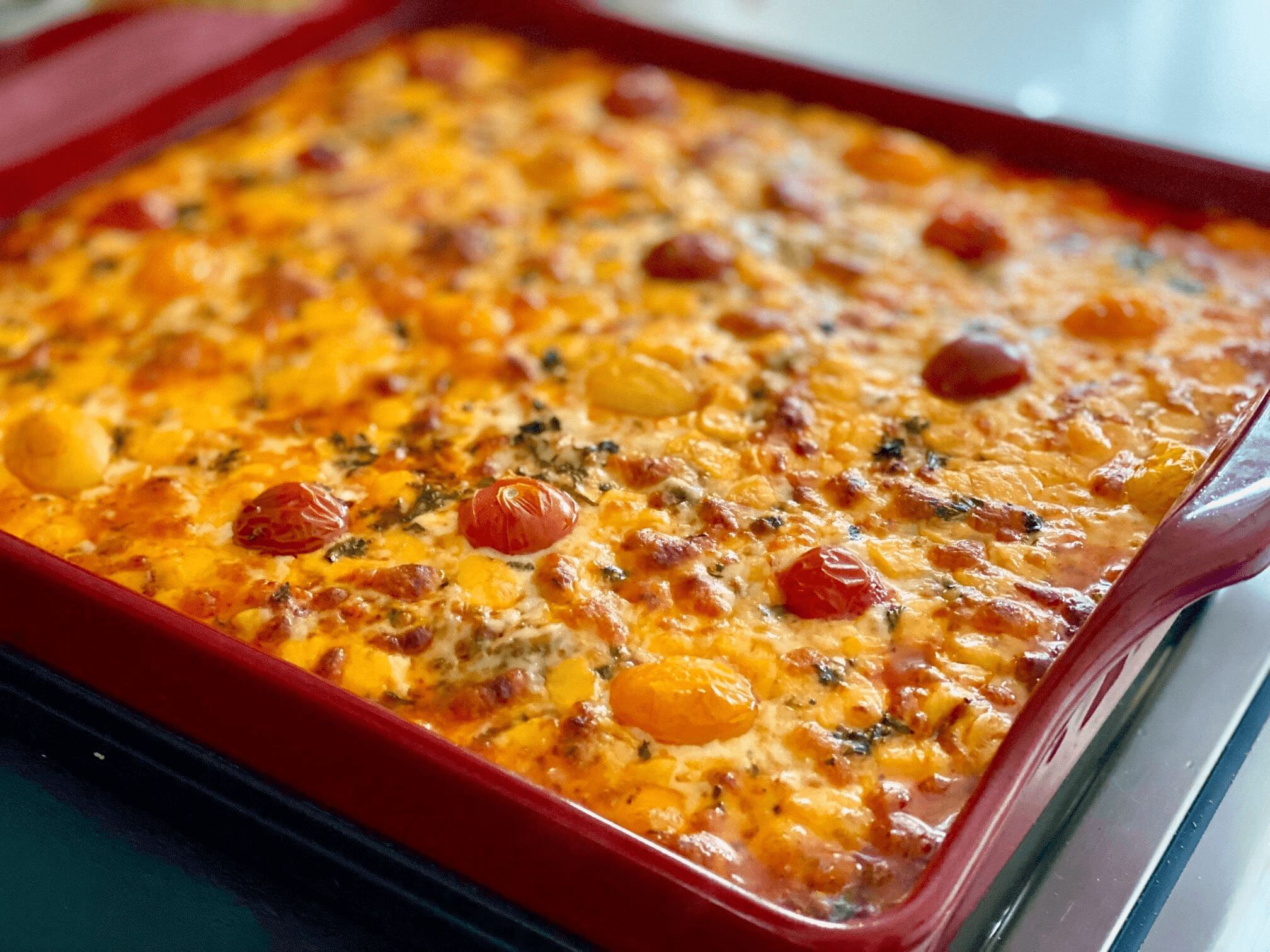 Bakeware Emile Henry - Detroit Pizza & Focaccia Bread Baker - Burgundy