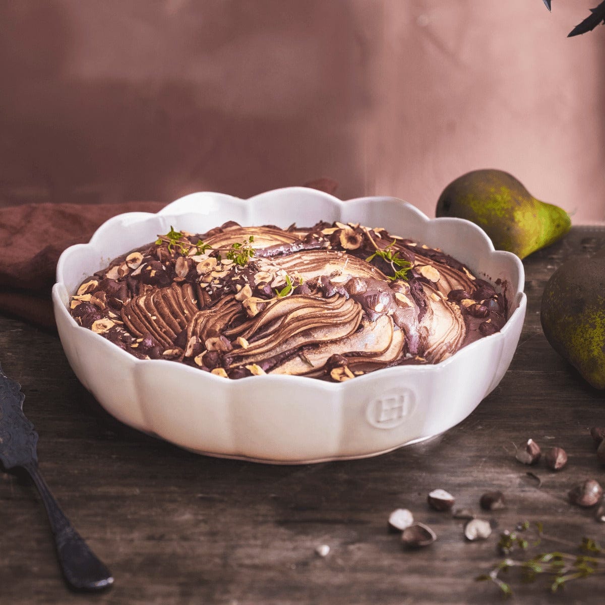 Bakeware Emile Henry Madeline Round Dish, 2.3 Quart - Clay