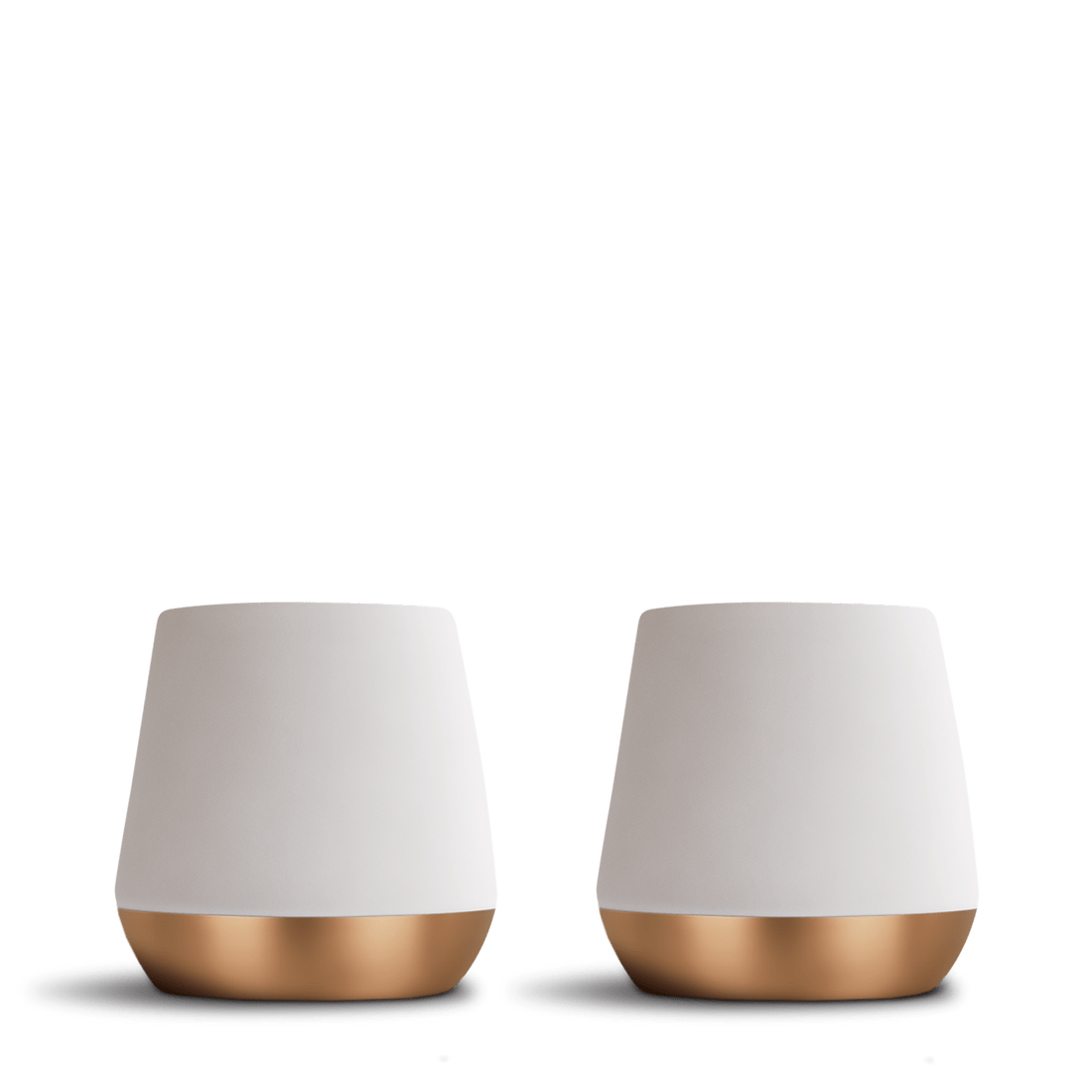 Barware Fellow - Joey Double Wall Ceramic Mugs - Matte Black, Matte White