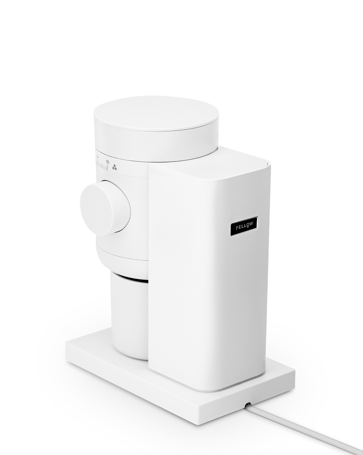 Coffee & Tea Fellow Opus 2 Conical Burr Grinder, Matte White