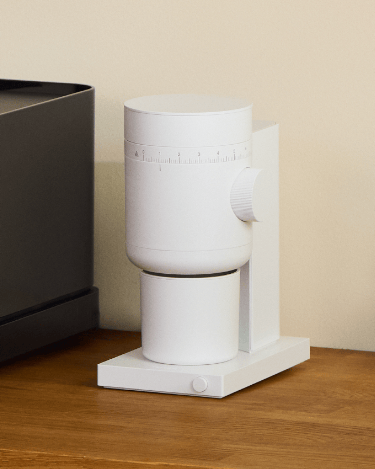 Coffee & Tea Fellow Opus 2 Conical Burr Grinder, Matte White