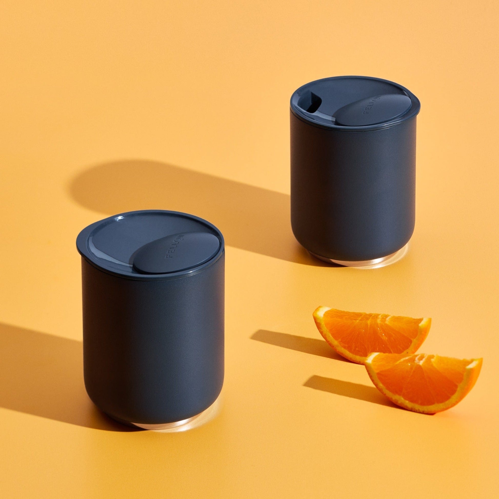 Barware Fellow - Rocky Lowball Tumbler, Stone Blue