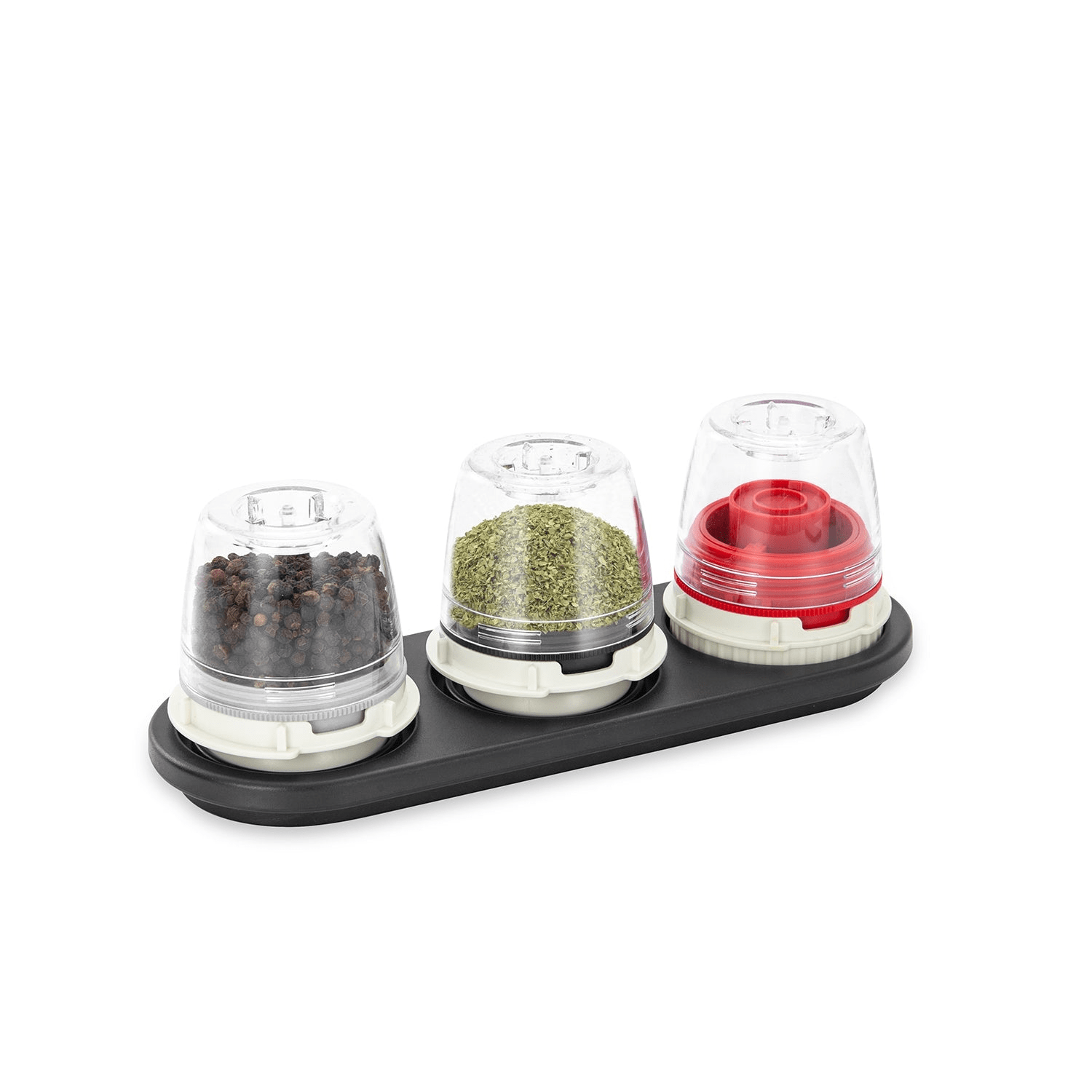 Table & Counter Accessories FinaMill Rectangular Trio Tray Black