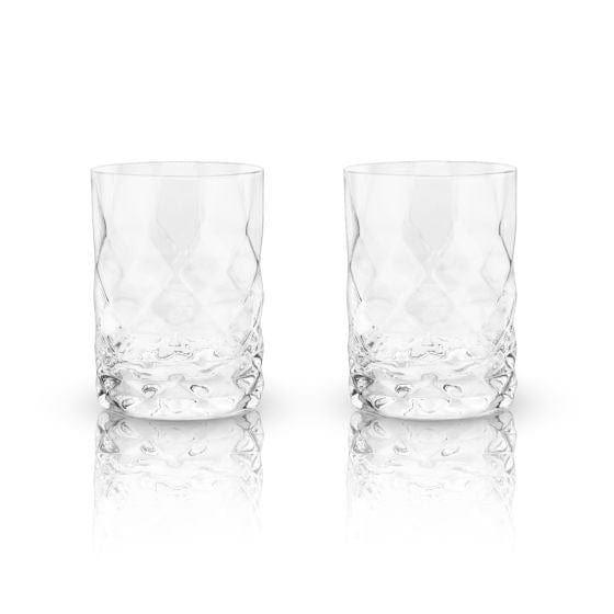 Glassware Gem Crystal Tumblers by Viski - Set of 2