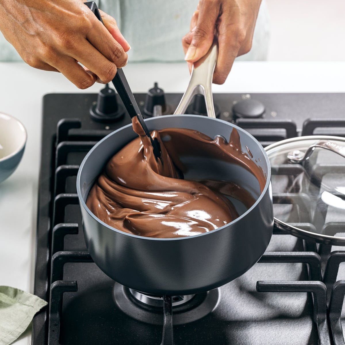 Cookware GreenPan Valencia Pro Non-Stick Covered Sauce Pan, 2 Quart