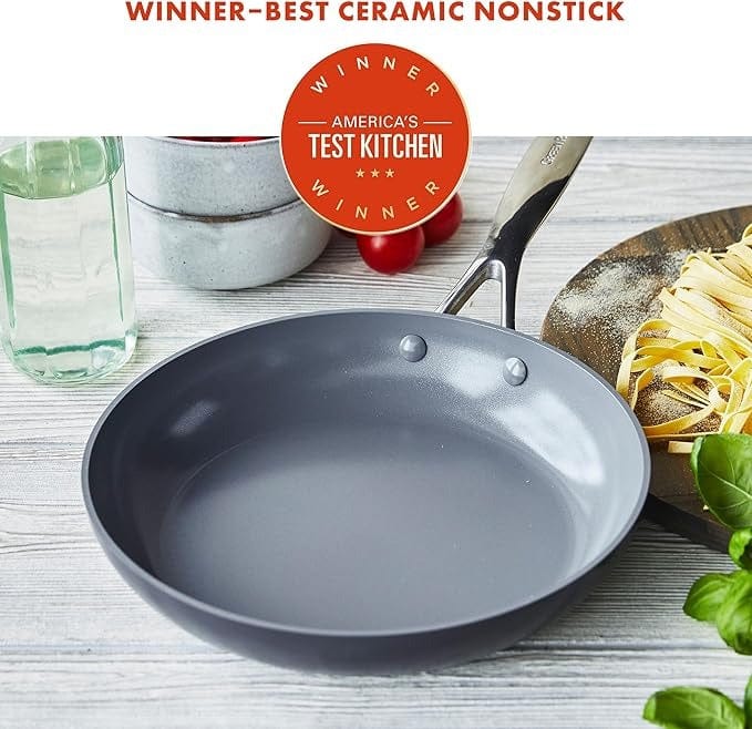 Cookware GreenPan Valencia Pro Non-Stick Fry Pans - 8", 12"