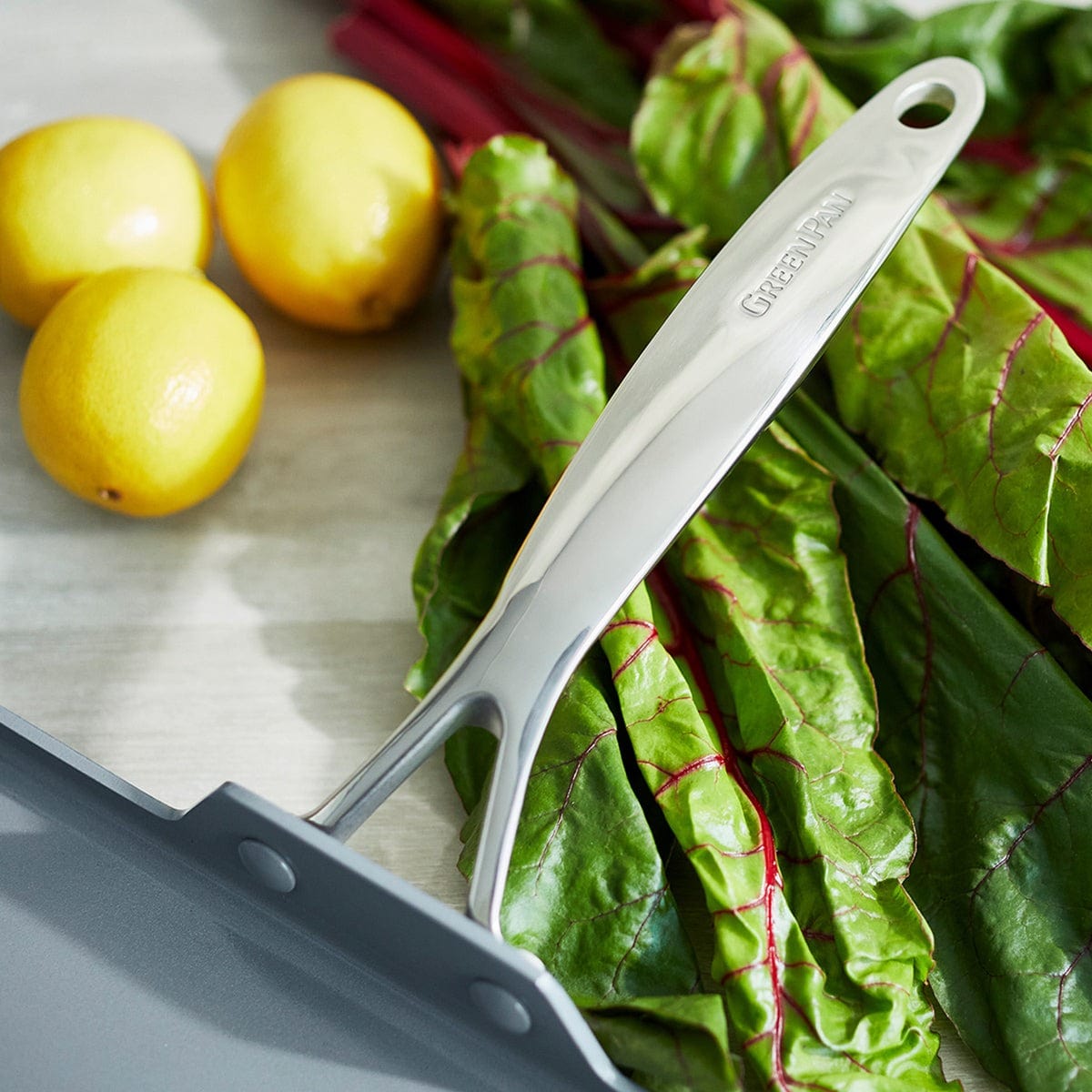 Cookware GreenPan Valencia Pro Non-Stick Square Griddle, 11"