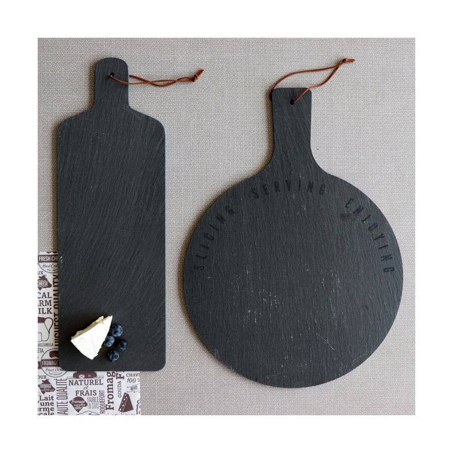 Tabletop Harman Round Slate Stone Tray, 12"