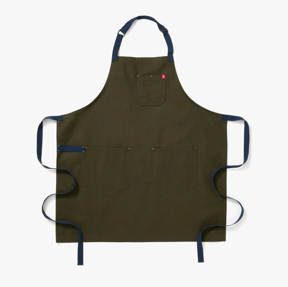 Linen Hedley & Bennett Essential Canvas Apron - Olive